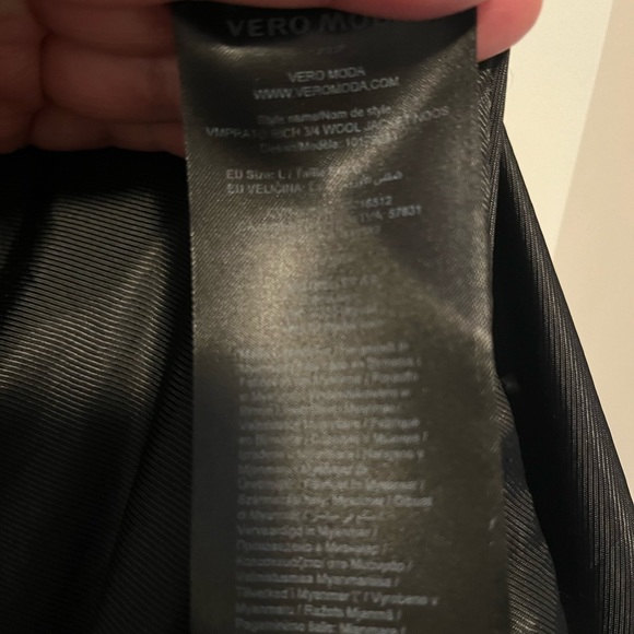 Vero Moda Gray/Grey Coat - Picture 4 of 6